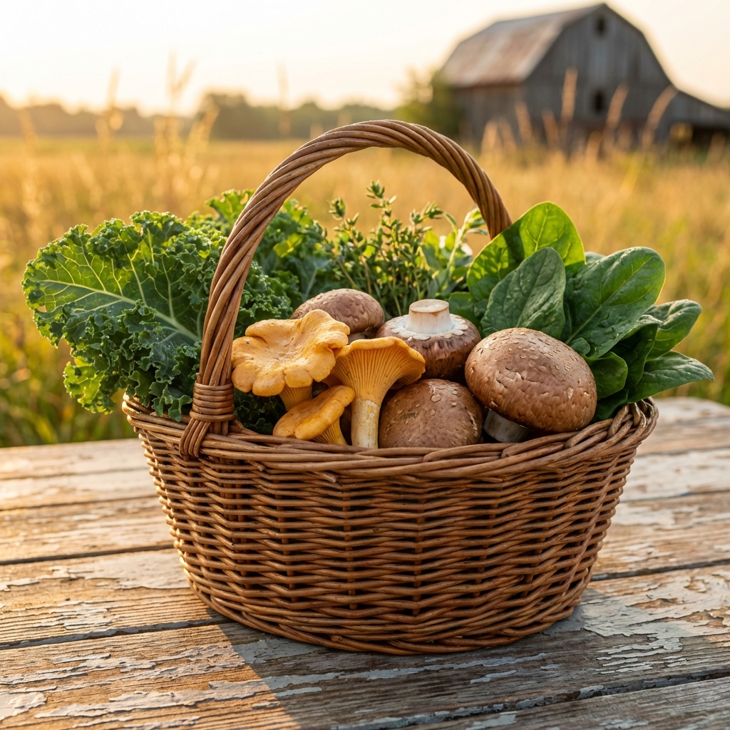 Organic Farm Field